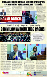 Gaziantep Haber Ajansı Bülteni Perşembe 04.04.2024 e gazete