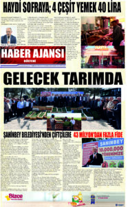 Gaziantep Haber Ajansı Bülteni Perşembe 22.04.2024 e gazete