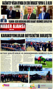 Gaziantep Haber Ajansı Bülteni Pazartesi 06.04.2024 e gazete