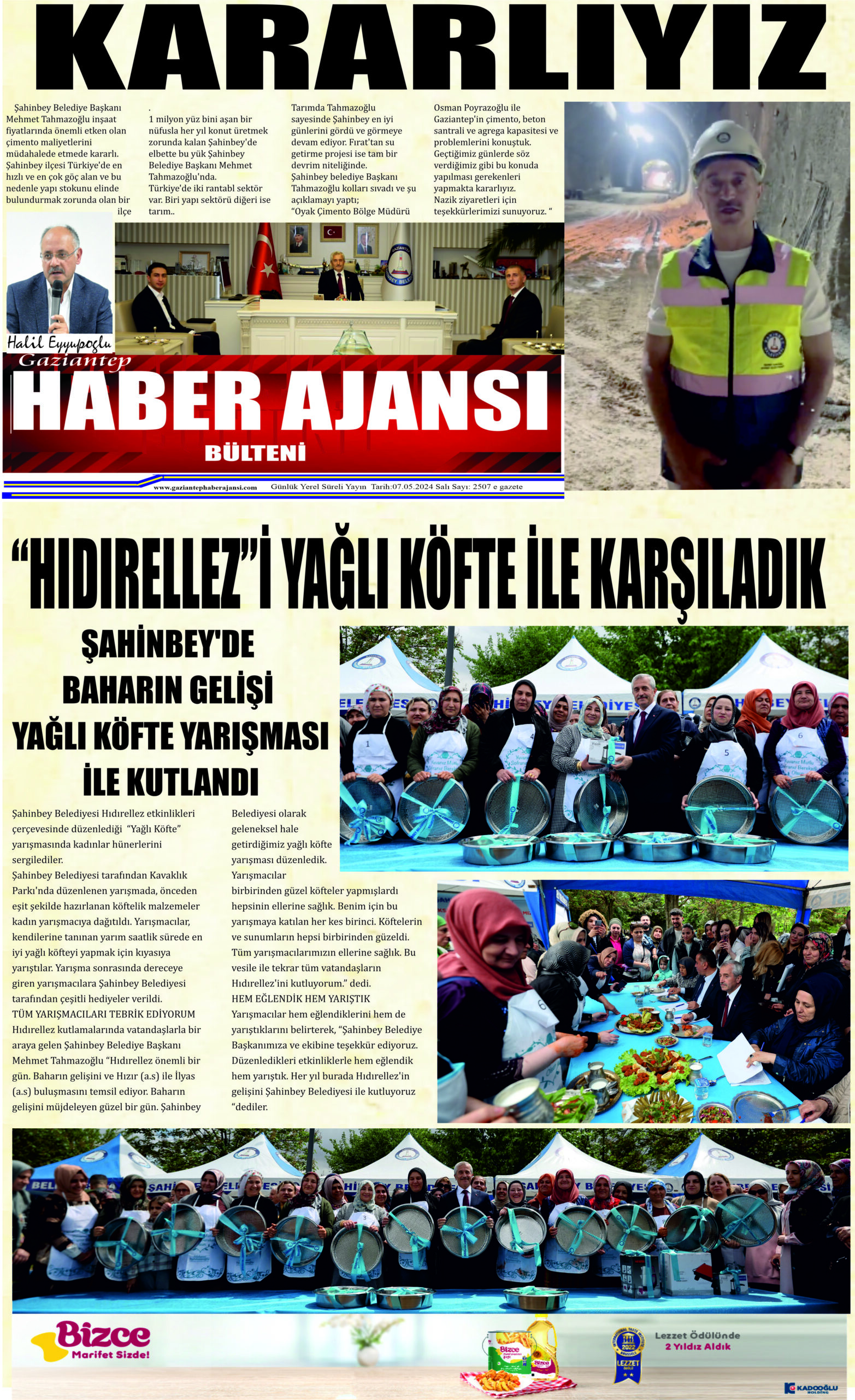 Gaziantep Haber Ajansı Bülteni Salı 07.04.2024 e gazete