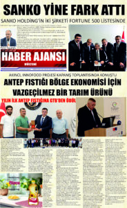 Gaziantep Haber Ajansı Bülteni Çarşamba 10.07.2024 e gazete