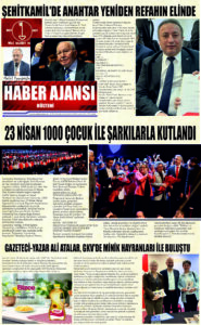 Gaziantep Haber Ajansı Bülteni Çarşamba 23.04.2025 e gazete