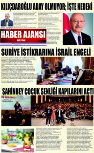 Gaziantep Haber Ajansı Bülteni Cuma 04.04.2025 e gazete