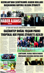 Gaziantep Haber Ajansı Bülteni Perşembe 25.04.2025 e gazete