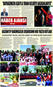 Gaziantep Haber Ajansı Bülteni Salı 20.05.2025 e gazete