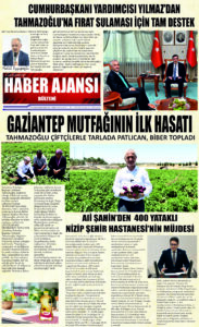 Gaziantep Haber Ajansı Bülteni Pazartesi 30.06.2025 e gazete
