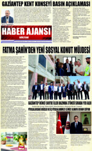 Gaziantep Haber Ajansı Bülteni Çarşamba 09.07.2025 e gazete