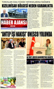 Gaziantep Haber Ajansı Bülteni Pazartesi 07.07.2025 e gazete