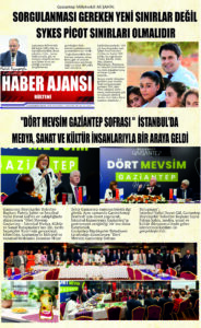 Gaziantep Haber Ajansı Bülteni Cuma 01.08.2025 e gazete