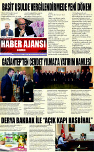 Gaziantep Haber Ajansı Bülteni Çarşamba 10.09.2025 e gazete