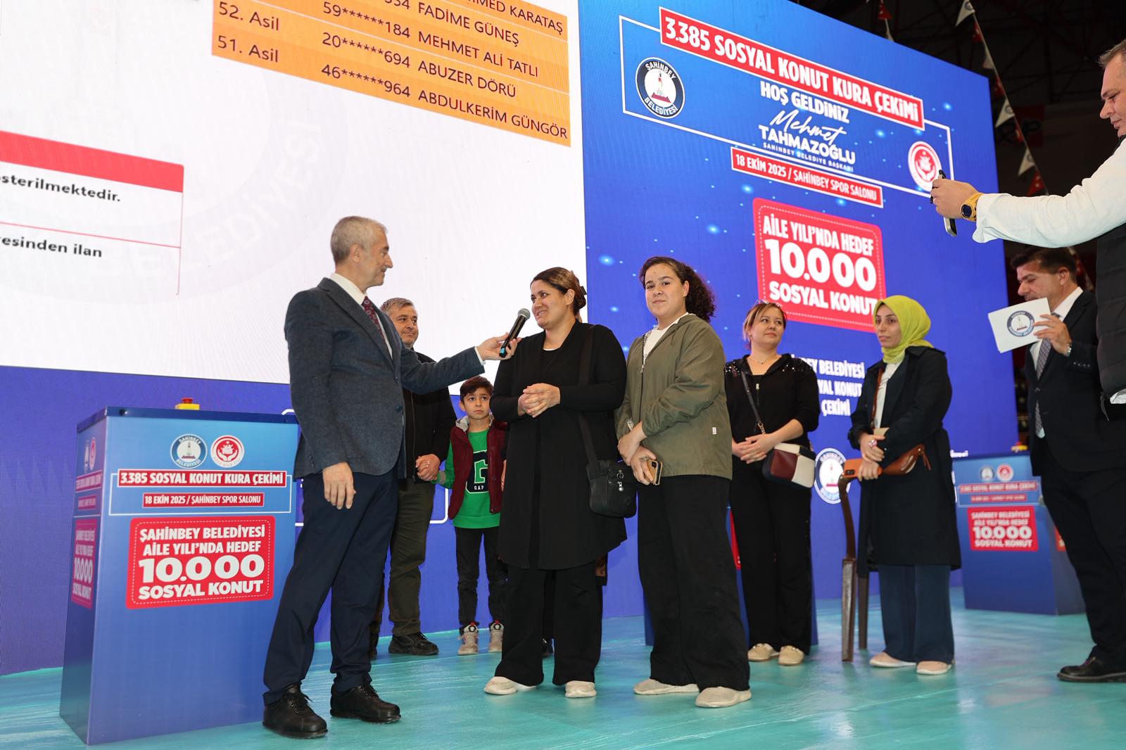 3.385 SOSYAL KONUTUN KURASI BÜYÜK BİR HEYECANLA GERÇEKLEŞTİ(Video Haber)