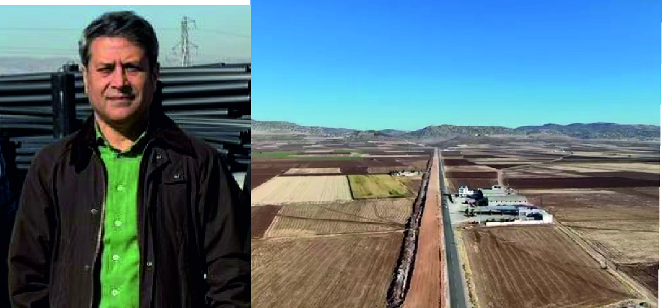 GAZİANTEP MİLLETVEKİLİ ALİ ŞAHİN P2 BARAK SULAMA PROJESİ İÇİN ÜRETİLEN BORULARI YERİNDE İNCELEDİ(Video Haber)