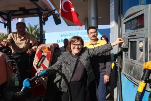 FATMA ŞAHİN’DEN 46 BİN 423 ÜRETİCİYE, 5 MİLYON 116 BİN 875 LİTRE MAZOT( Video Haber)