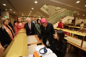 MİLLET KÜTÜPHANESİ, MİLLET CAMİİ VE EVLİLİK OKULU PROGRAMINA YOĞUN İLGİ