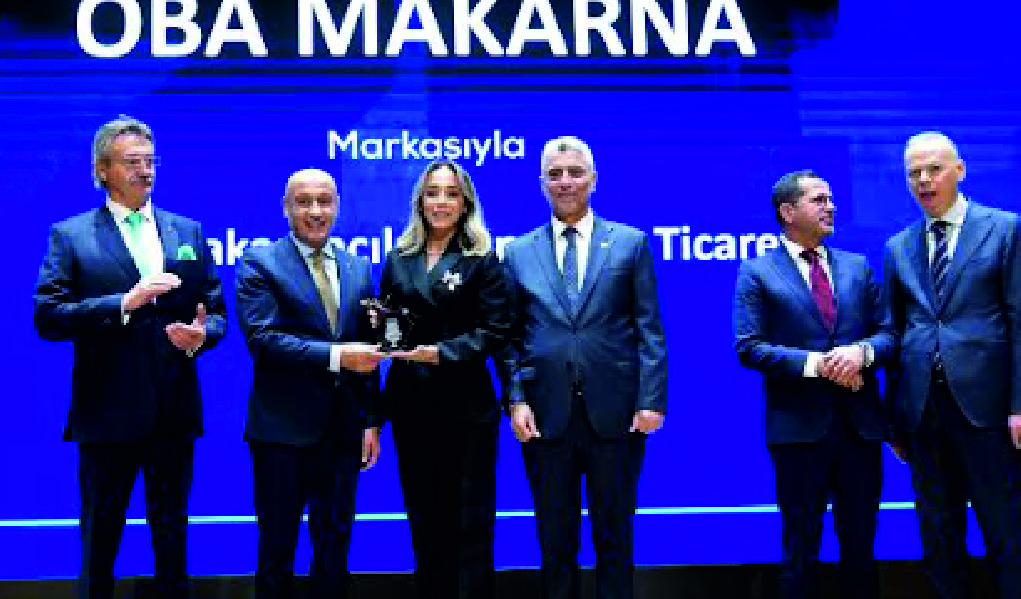  OBA MAKARNA’YA “TURQUALİTY ŞAMPİYONU” ÖDÜLÜ