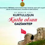 SANKO 25 ARALIK GAZİANTEP KURTULUŞU İLANI