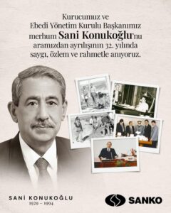 SANİ KONUKOĞLU, MEZARI BAŞINDA ANILDI