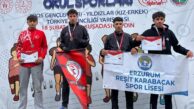 KONUKOĞLU SPOR LİSESİ’DEN ÜÇ TÜRKİYE ŞAMPİYONLUĞU