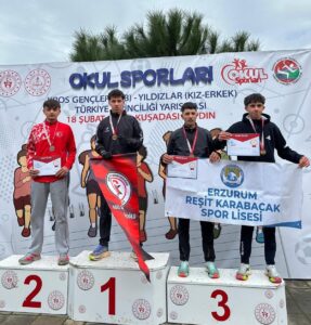 KONUKOĞLU SPOR LİSESİ’DEN ÜÇ TÜRKİYE ŞAMPİYONLUĞU