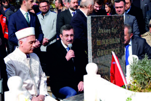 CEVDET YILMAZ DEPREMDE ŞEHİT OLAN VATANDAŞLARIMIZIN KABİRLERİNİ ZİYARET ETTİ(Video Haber)