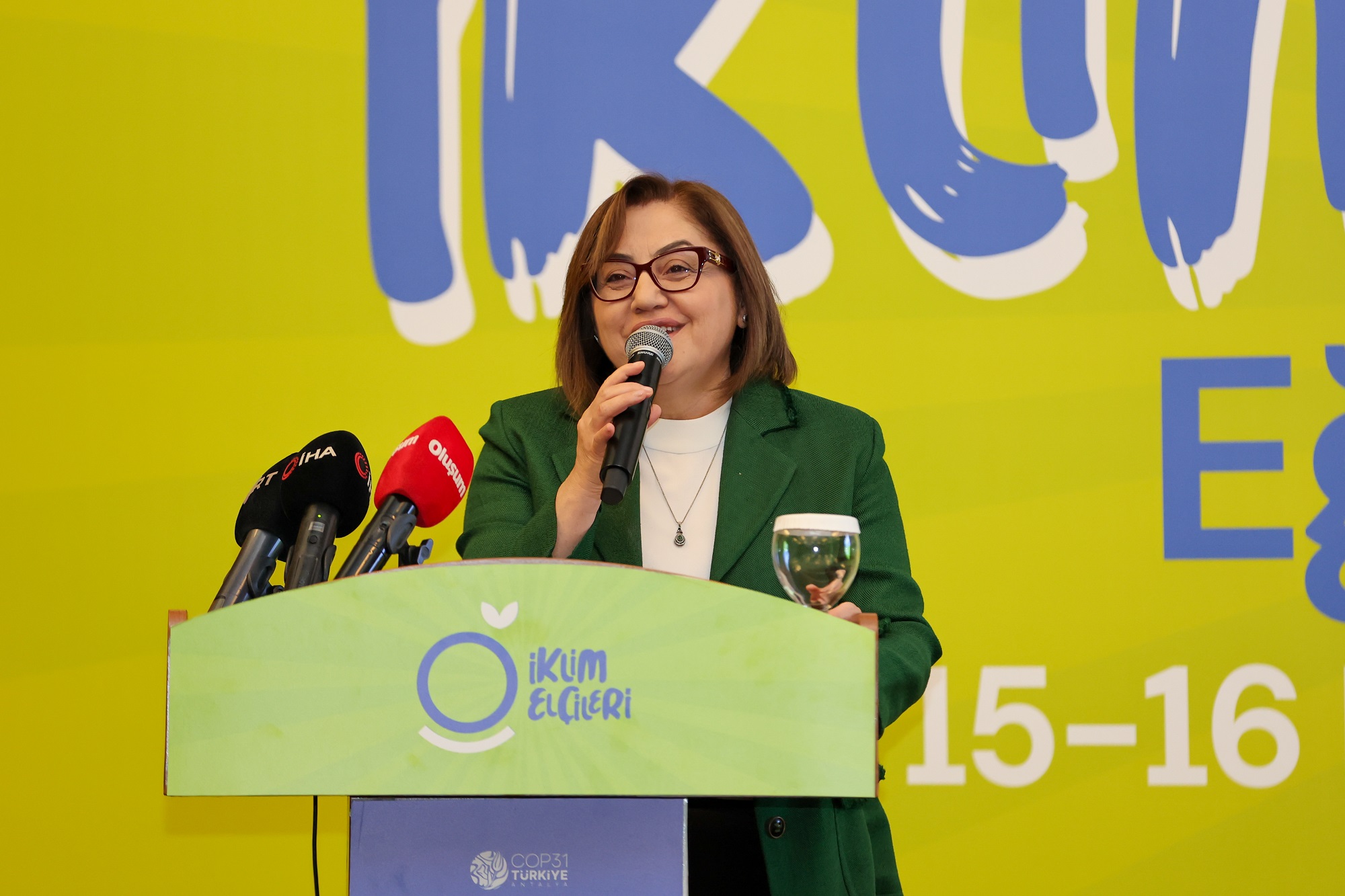 FATMA ŞAHİN: İKLİM MESELESİ ARTIK BİR KALKINMA VE GELECEK MESELESİ