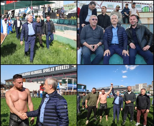 ŞAHİNBEY’DE GÜREŞ HEYECANI