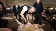 TAHMAZOĞLU KURBAN KESİM ALANLARINI ZİYARET ETTİ