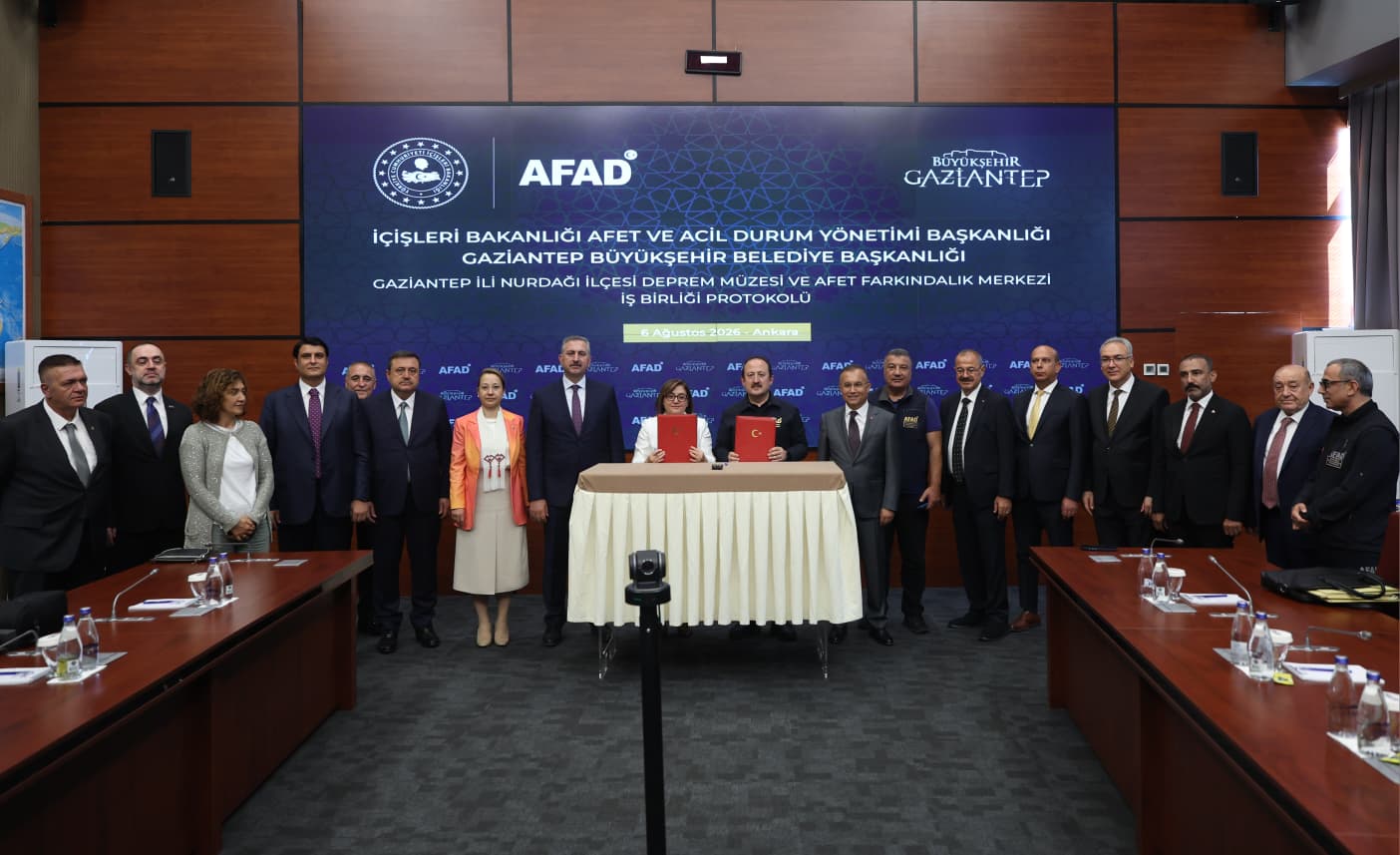 NURDAĞI DEPREM MÜZESİ VE AFET FARKINDALIK MERKEZİ İŞ BİRLİĞİ PROTOKOLÜ İMZALANDI