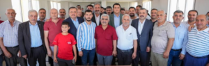 UMUT YILMAZ, FISTIKÇILAR SİTESİ ESNAFIYLA BULUŞTU
