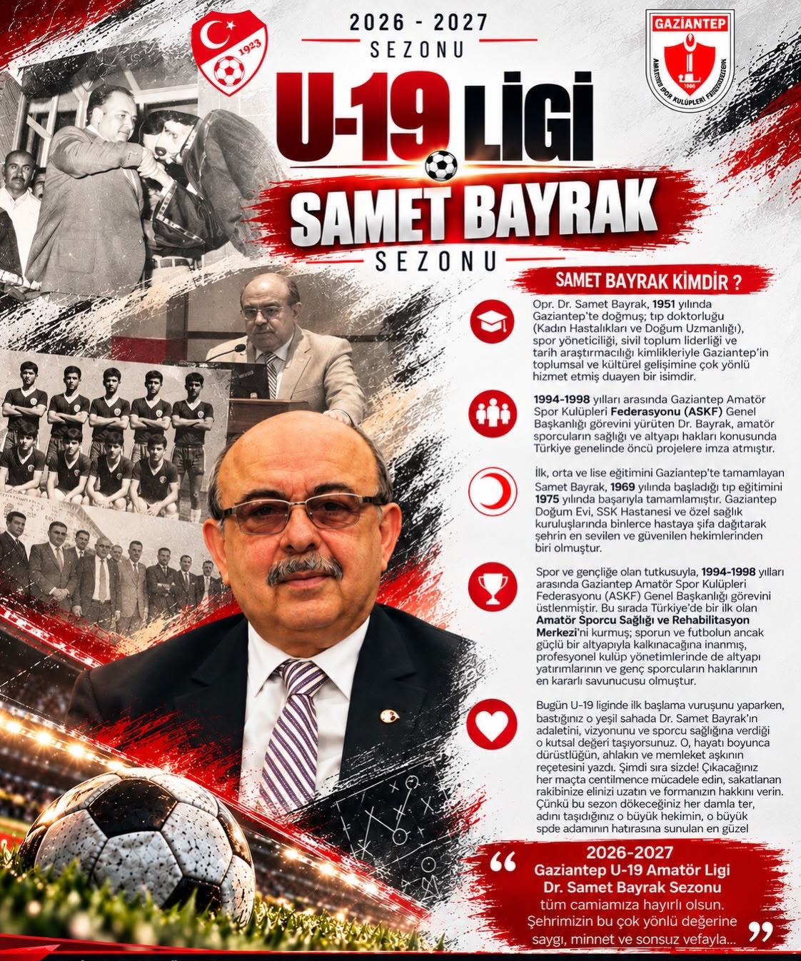 DR SAMET BAYRAK ‘A VEFA SEZONU